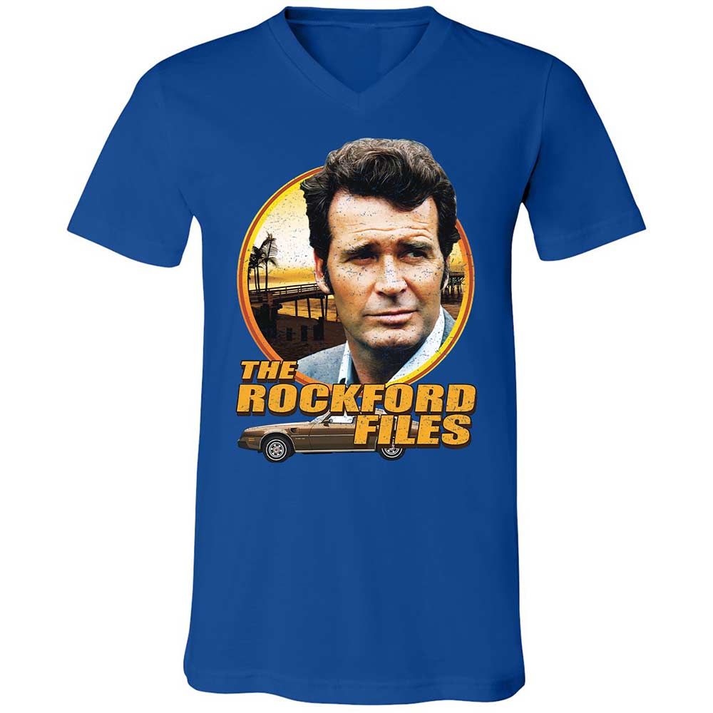 Unisex V-Neck T-Shirt - VSWCHB7U - True Royal - 3