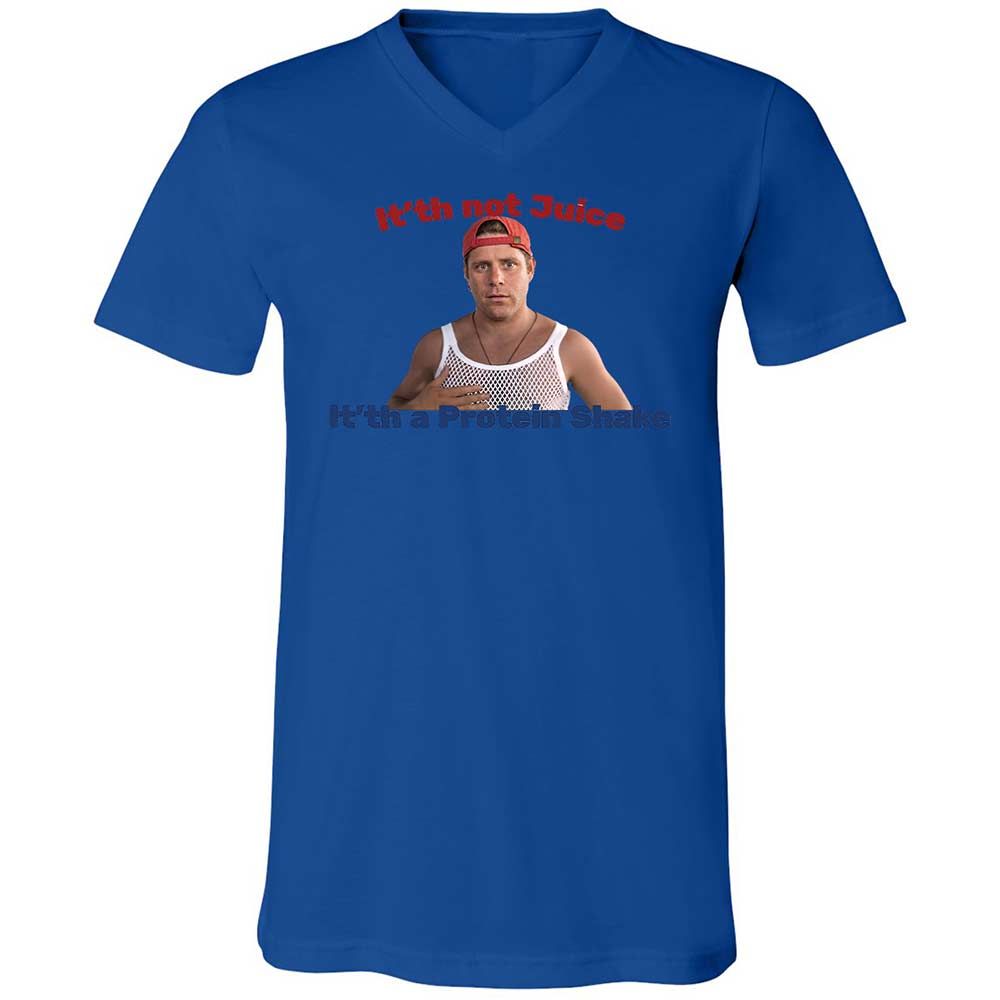 Unisex V-Neck T-Shirt - SH4TAFSV - True Royal - 3