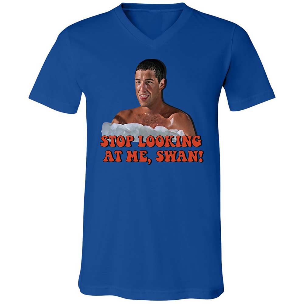 Unisex V-Neck T-Shirt - HS8KDUMF - True Royal - 3