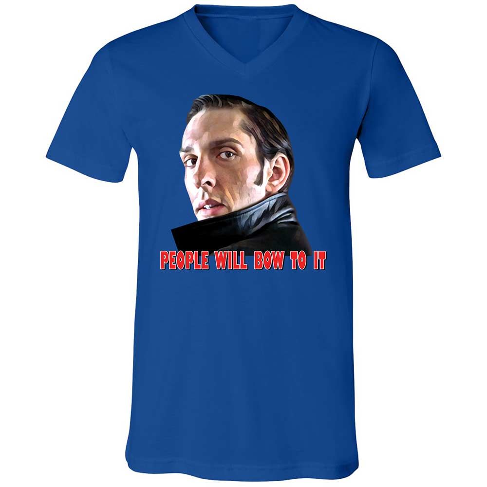 Unisex V-Neck T-Shirt - 798F2RUE - True Royal - 3