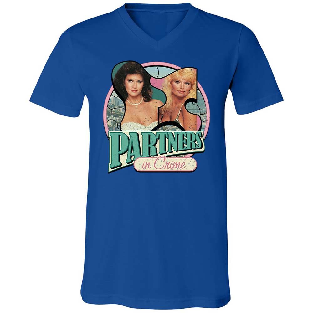 Unisex V-Neck T-Shirt - WBL6W3FH - True Royal - 3