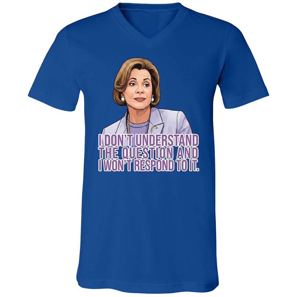 Unisex V-Neck T-Shirt - 23YBNVVS - True Royal - 3