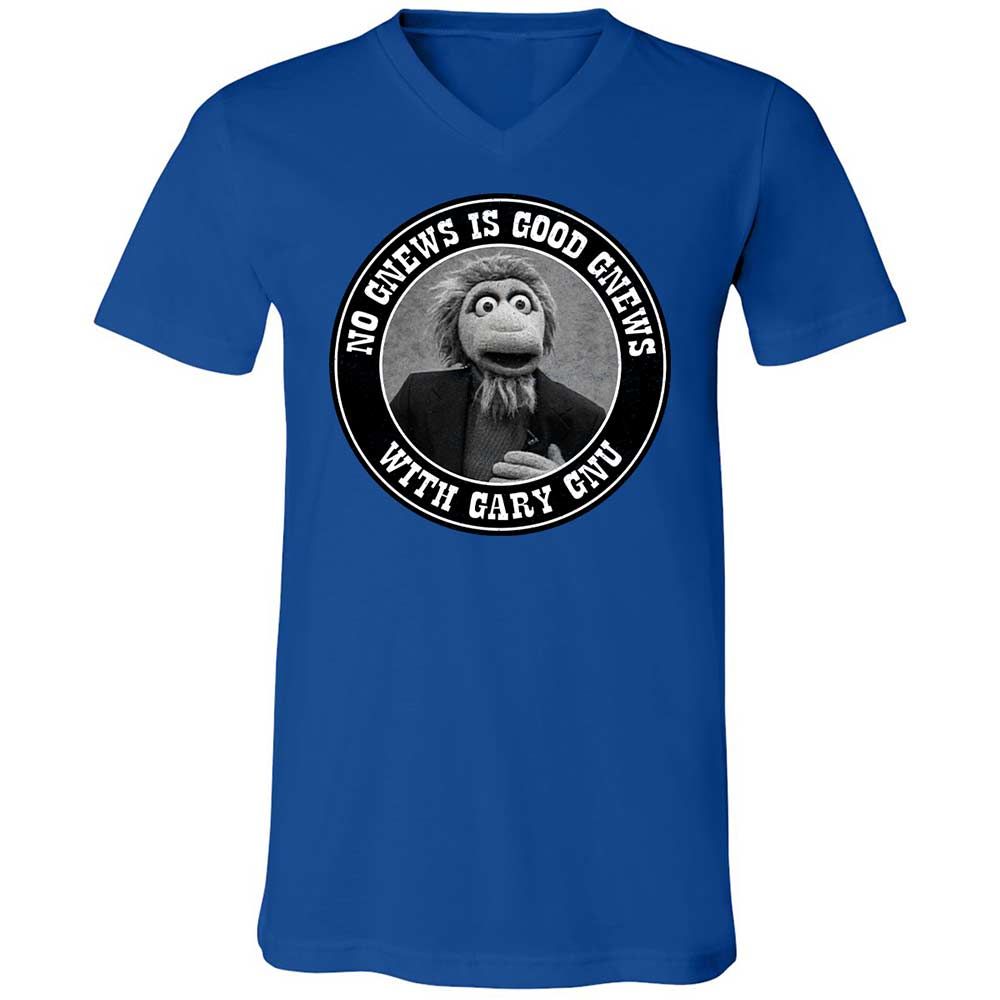 Unisex V-Neck T-Shirt - 2V7PJS9D - True Royal - 3