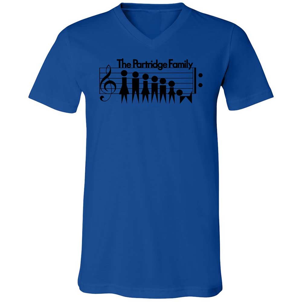 Unisex V-Neck T-Shirt - H9YLNGF9 - True Royal - 3