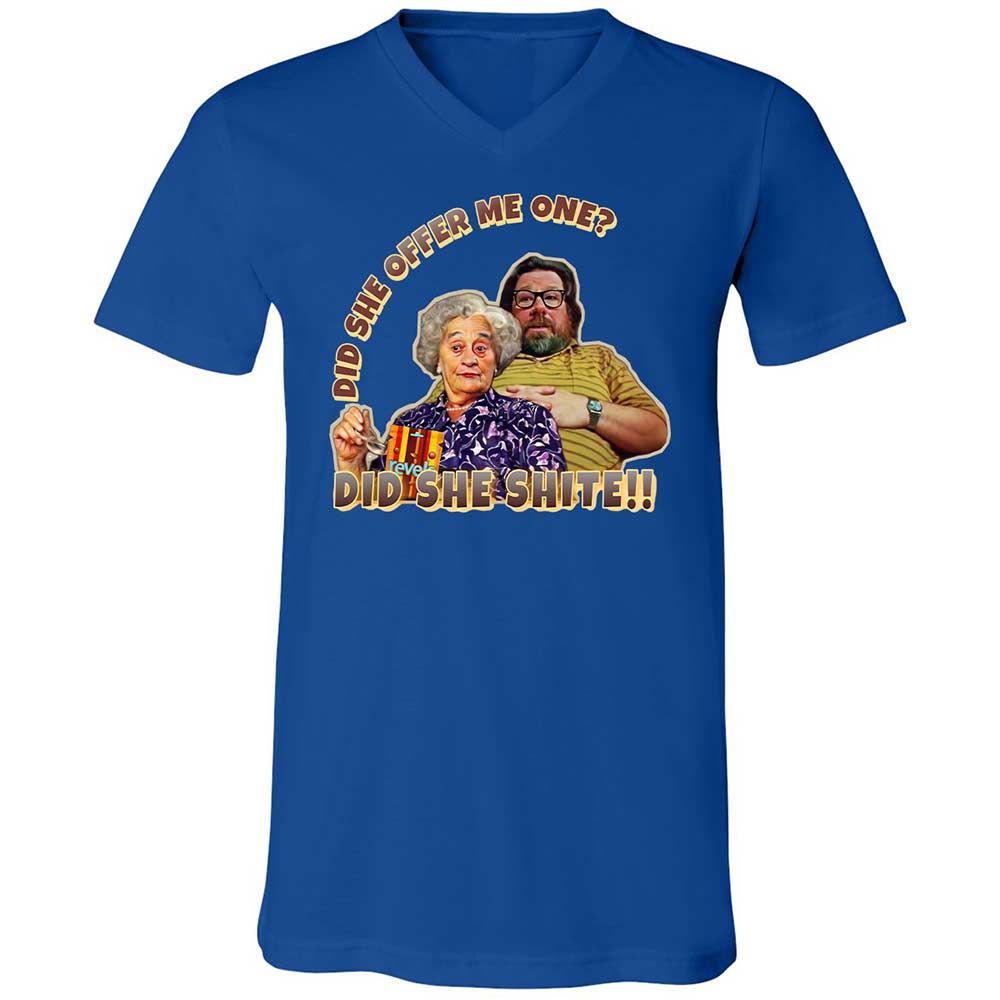 Unisex V-Neck T-Shirt - 5ELJMM3V - True Royal - 3