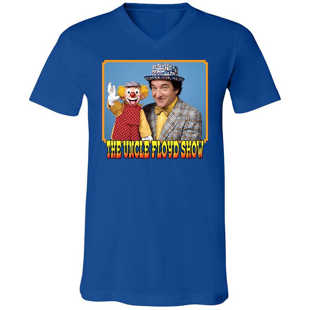 Unisex V-Neck T-Shirt - KPM7DX67 - True Royal - 3