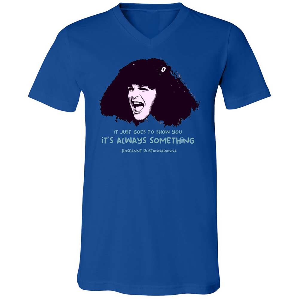 Unisex V-Neck T-Shirt - 653JM92J - True Royal - 3
