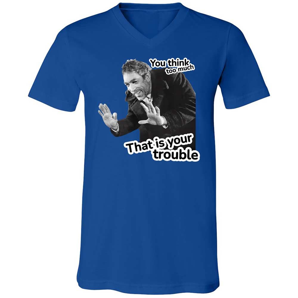 Unisex V-Neck T-Shirt - TC24ENTR - True Royal - 3