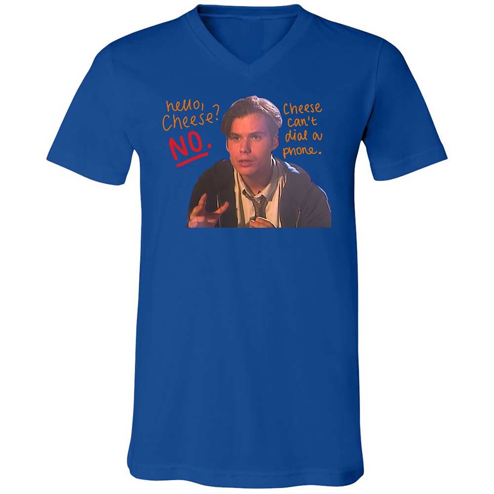 Unisex V-Neck T-Shirt - ZZ75A513 - True Royal - 3