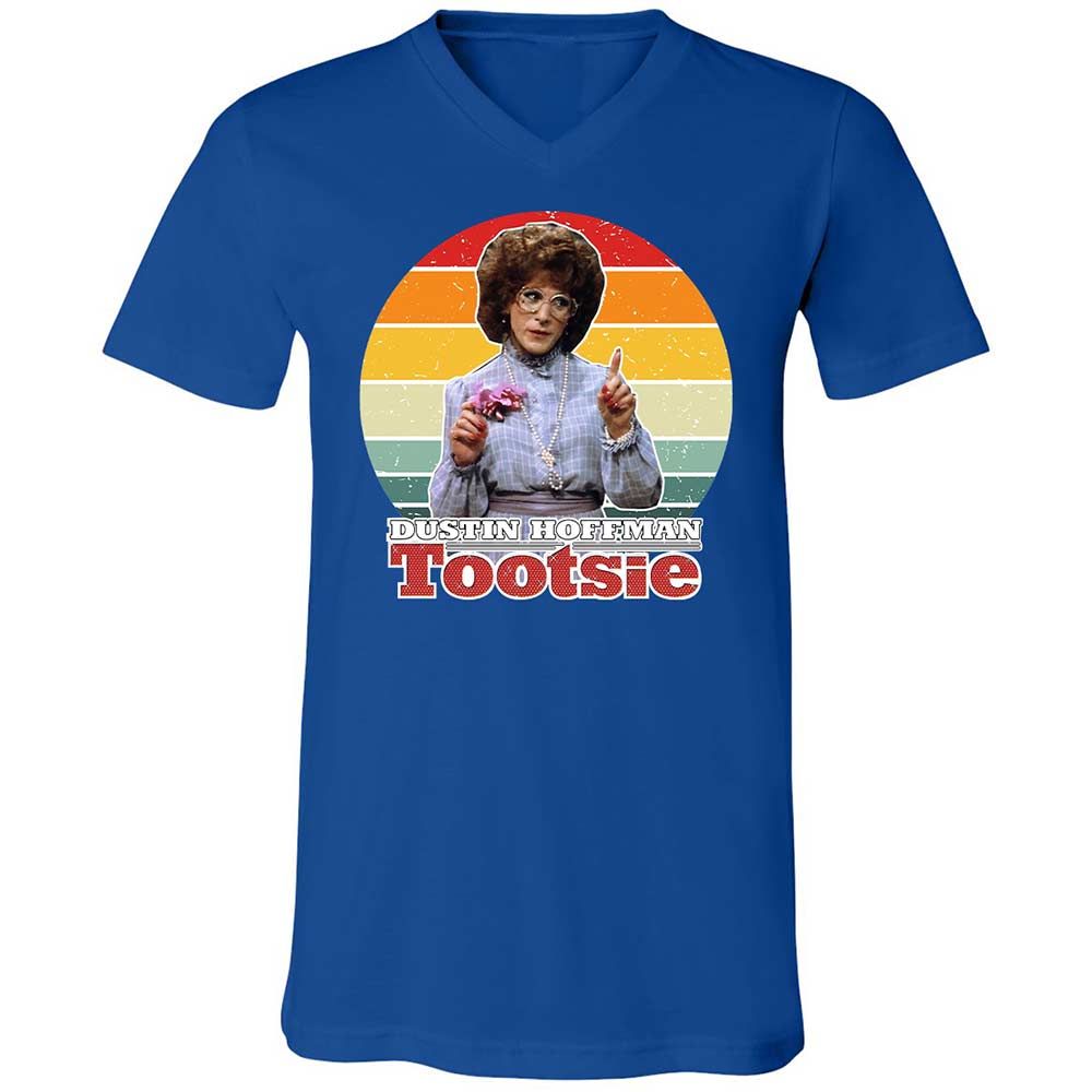 Unisex V-Neck T-Shirt - NCAGKSYR - True Royal - 3