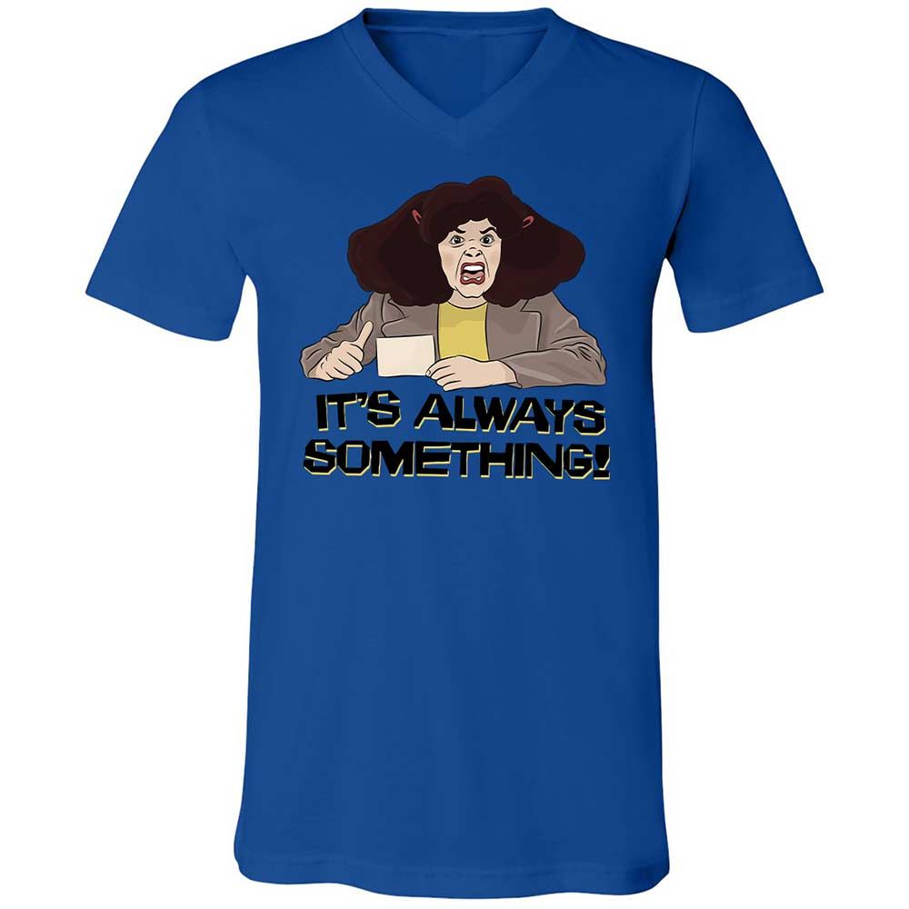 Unisex V-Neck T-Shirt - PC6CZHPD - True Royal - 3