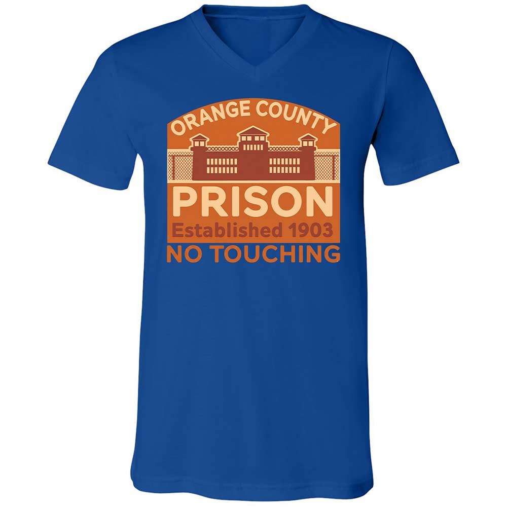 Unisex V-Neck T-Shirt - S99SQHDW - True Royal - 3
