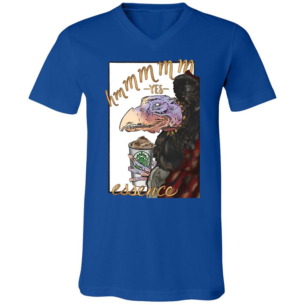 Unisex V-Neck T-Shirt - PFGXW8Z6 - True Royal - 3