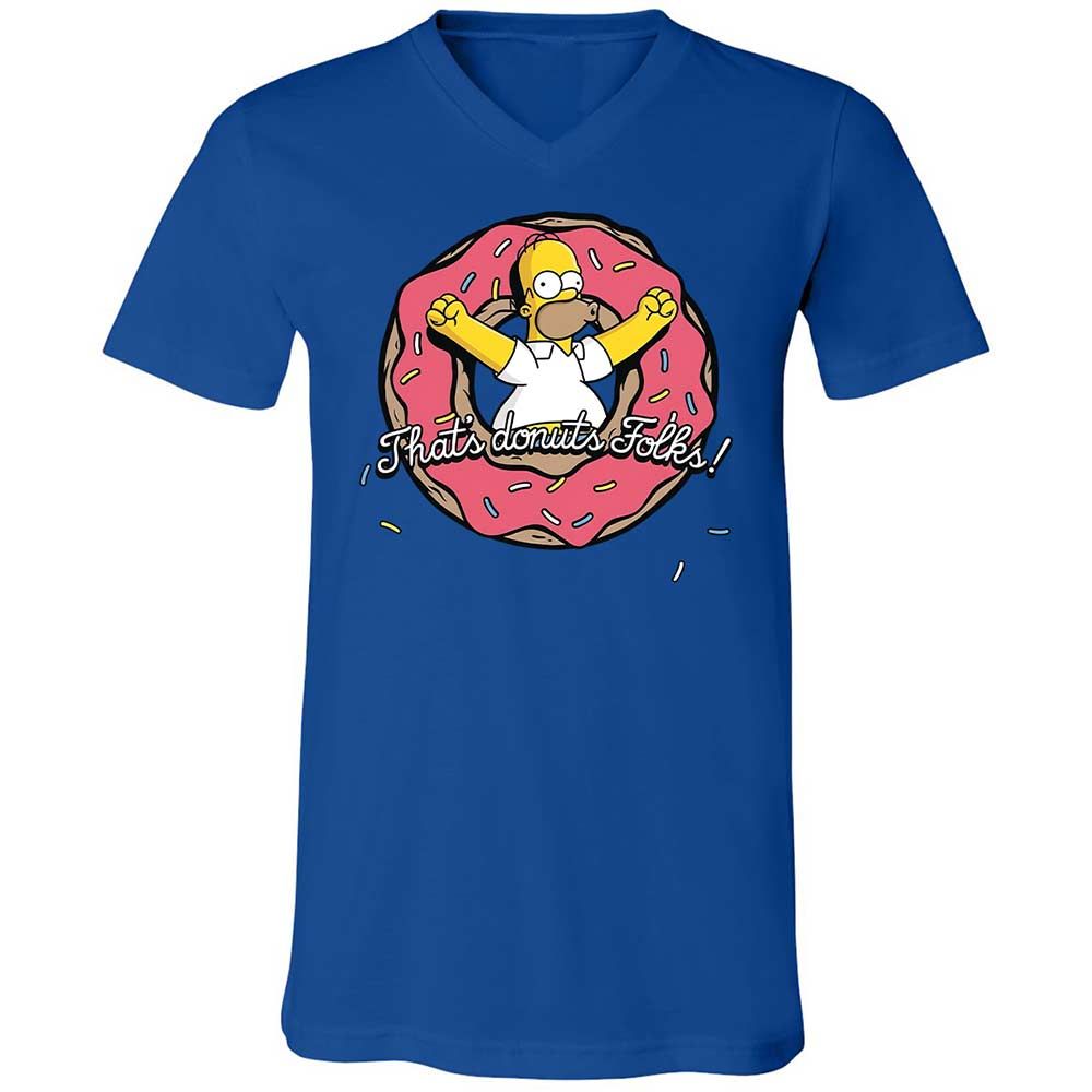 Unisex V-Neck T-Shirt - MPKF3T8D - True Royal - 3