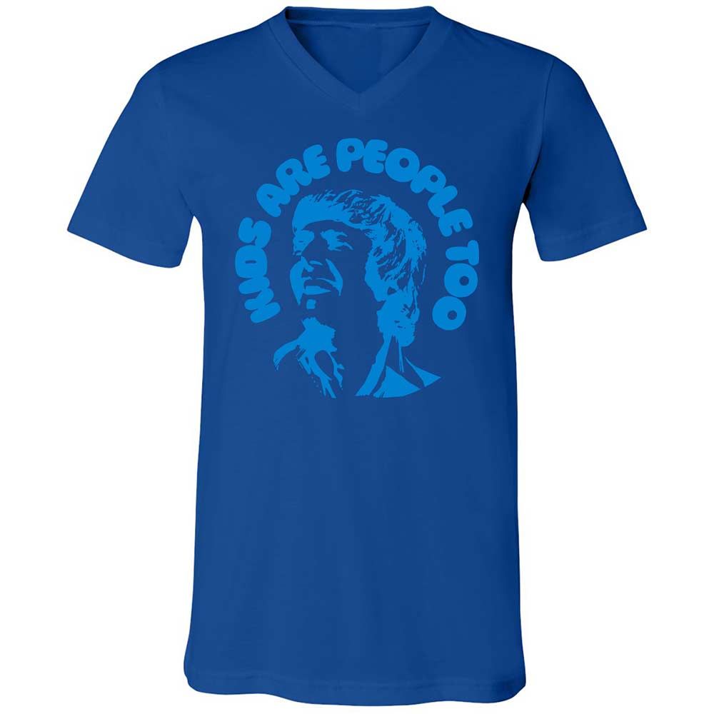 Unisex V-Neck T-Shirt - GEME3SJ5 - True Royal - 3