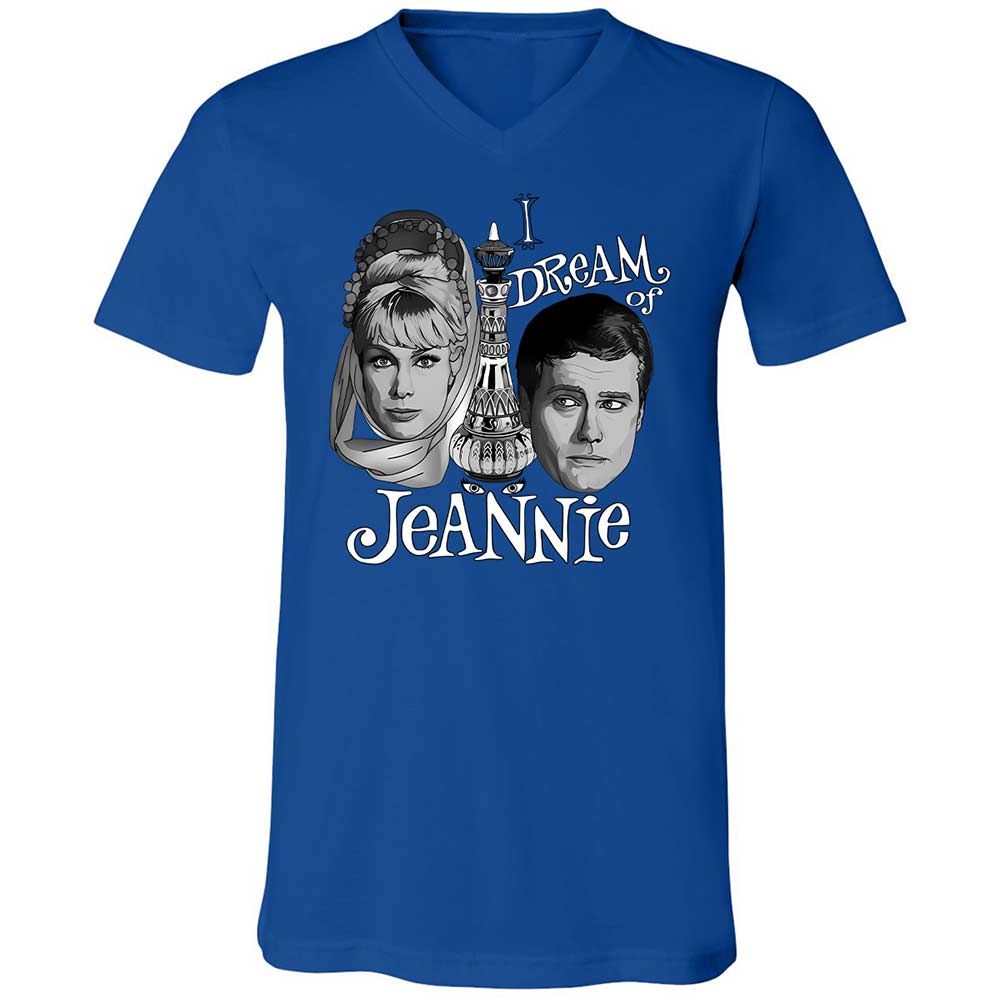 Unisex V-Neck T-Shirt - MGXZH87T - True Royal - 3