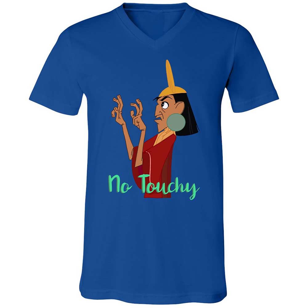Unisex V-Neck T-Shirt - 2A59T6L6 - True Royal - 3