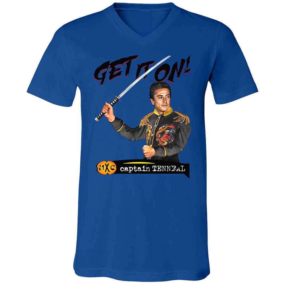 Unisex V-Neck T-Shirt - R56G265T - True Royal - 3
