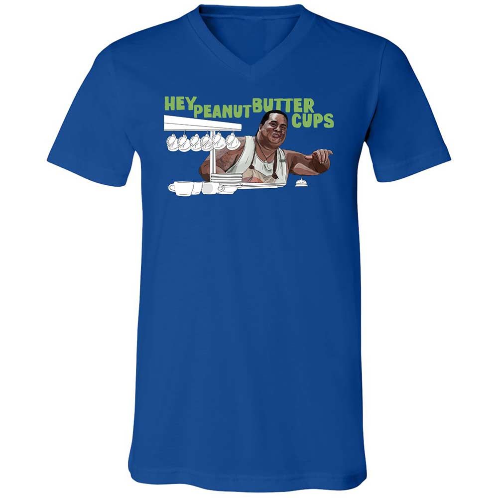 Unisex V-Neck T-Shirt - HWVL5234 - True Royal - 3