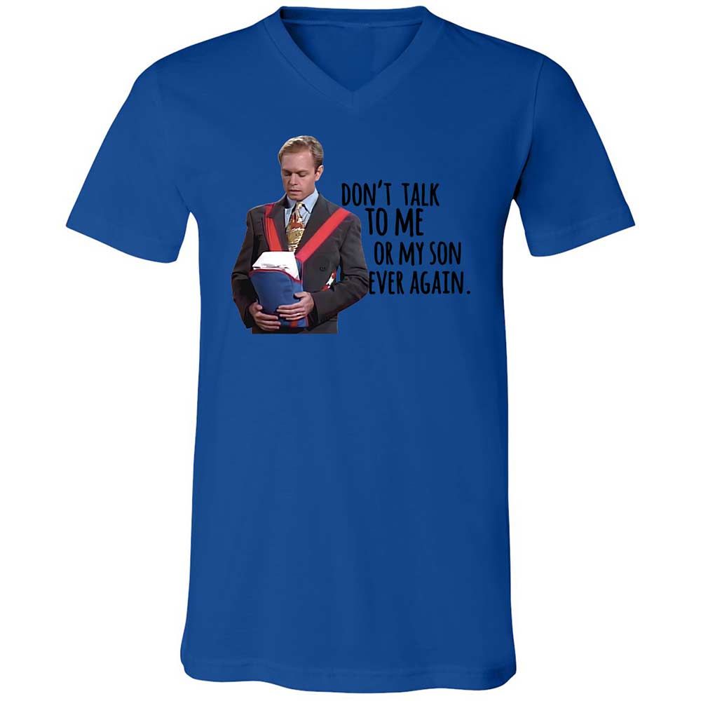 Unisex V-Neck T-Shirt - DSAX56PH - True Royal - 3