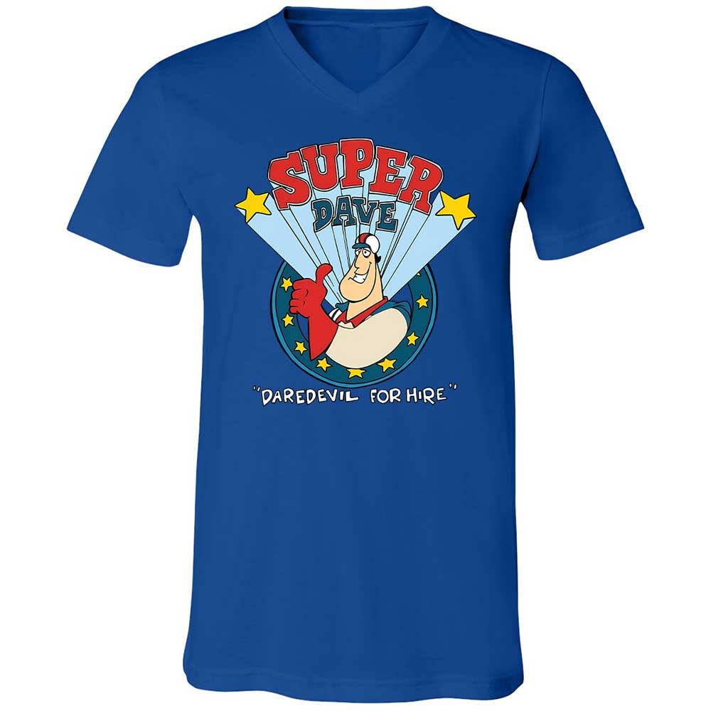 Unisex V-Neck T-Shirt - FYNT338N - True Royal - 3