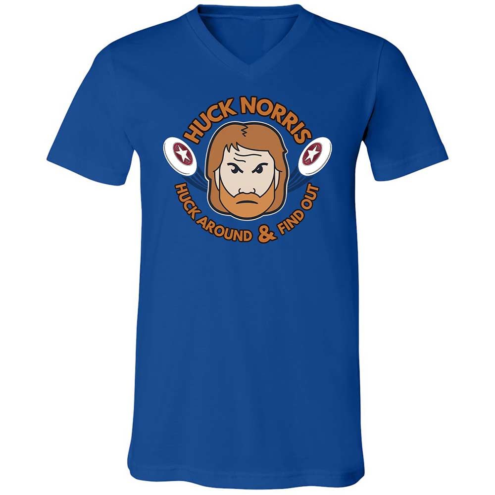 Unisex V-Neck T-Shirt - LNYD3Y8C - True Royal - 3