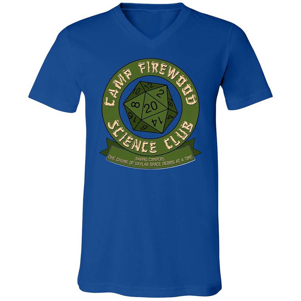 Camp Firewood Science Club - True Royal - 3