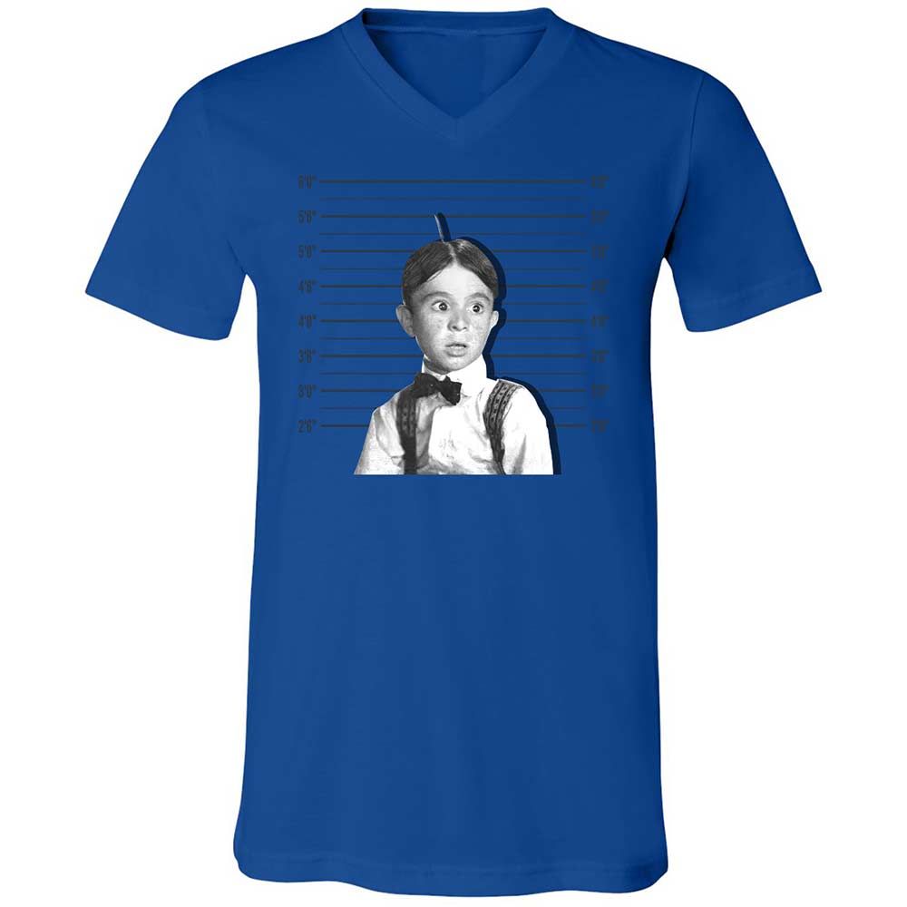 Unisex V-Neck T-Shirt - M89Y22R8 - True Royal - 3