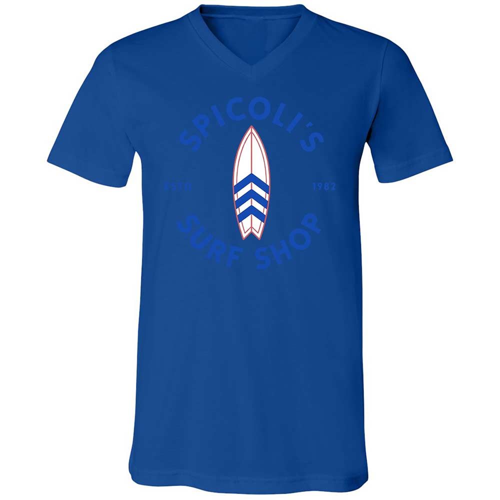 Unisex V-Neck T-Shirt - NKABBMT1 - True Royal - 3