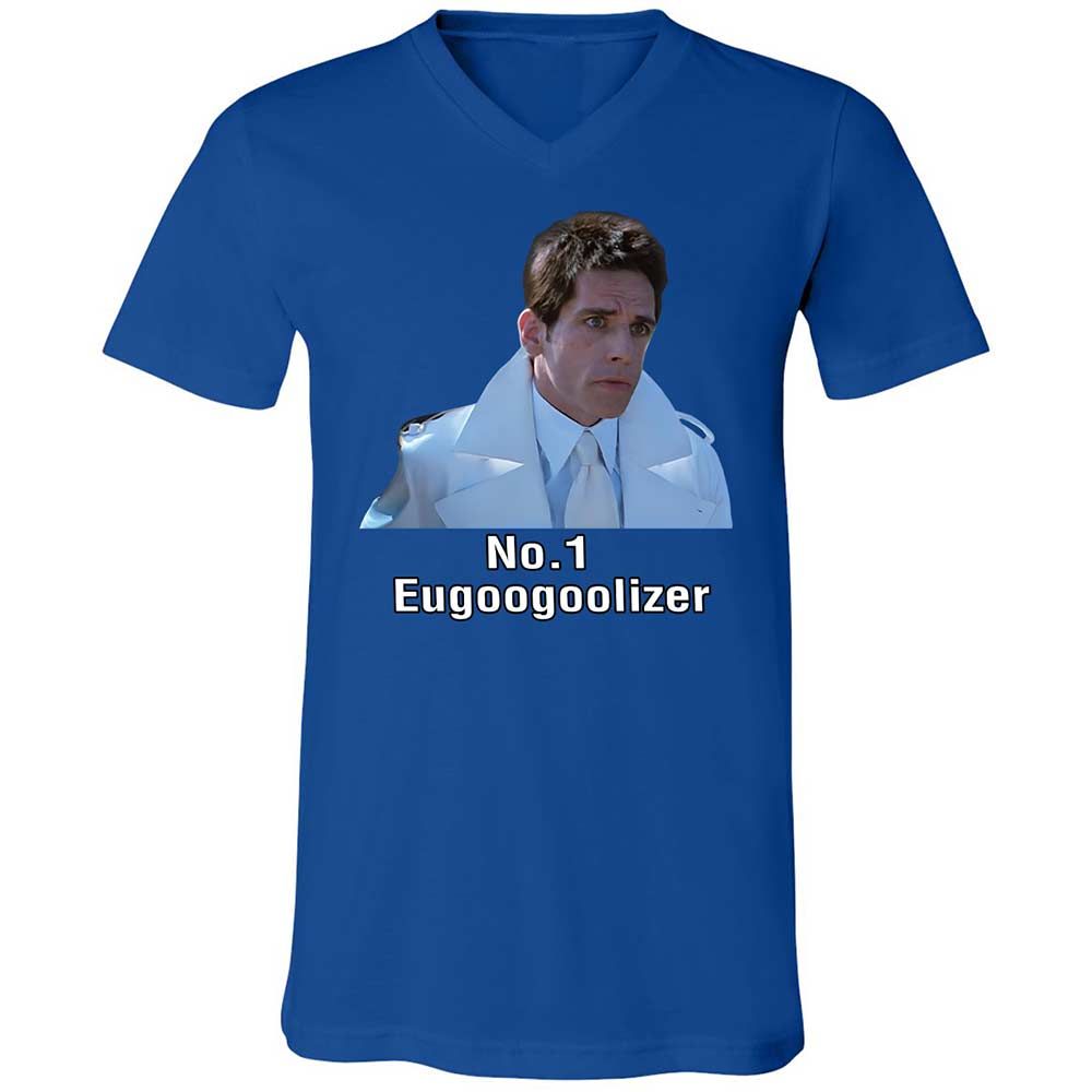 Unisex V-Neck T-Shirt - E49ULFDM - True Royal - 3