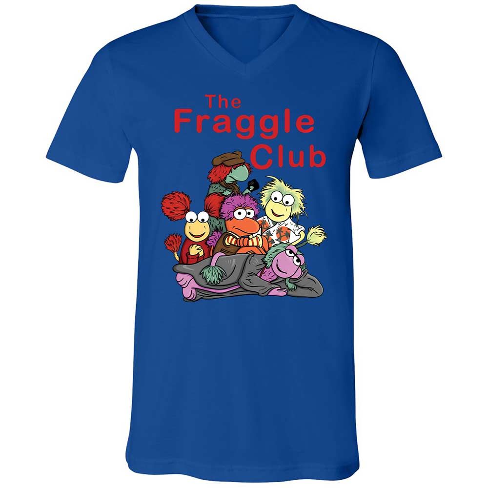 Unisex V-Neck T-Shirt - VETTD6V9 - True Royal - 3