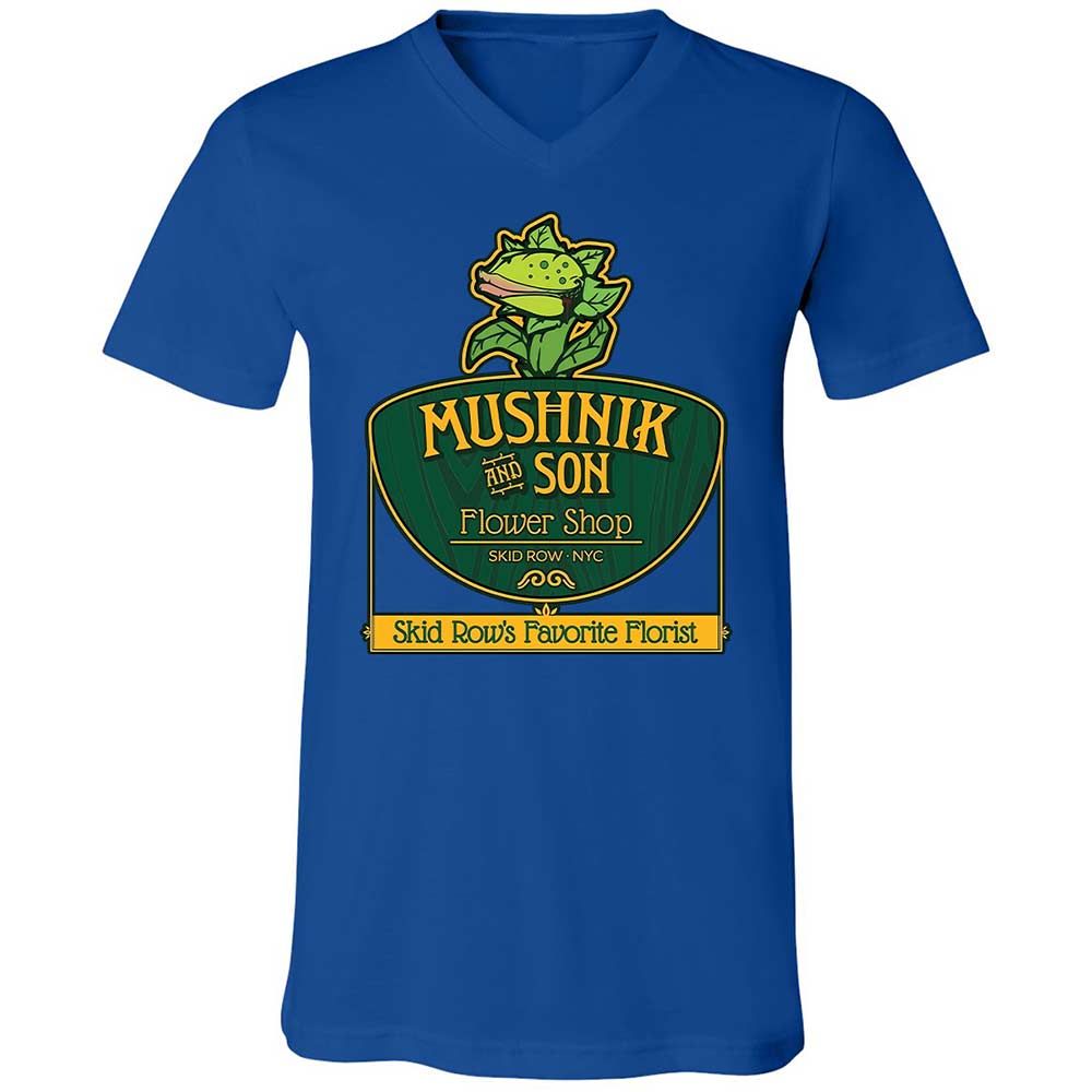Unisex V-Neck T-Shirt - 9QDJFT3P - True Royal - 3