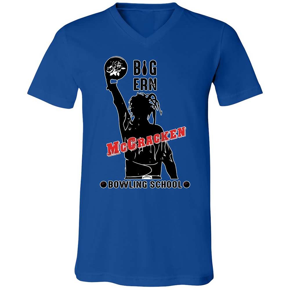 Unisex V-Neck T-Shirt - DFW6AKXU - True Royal - 3