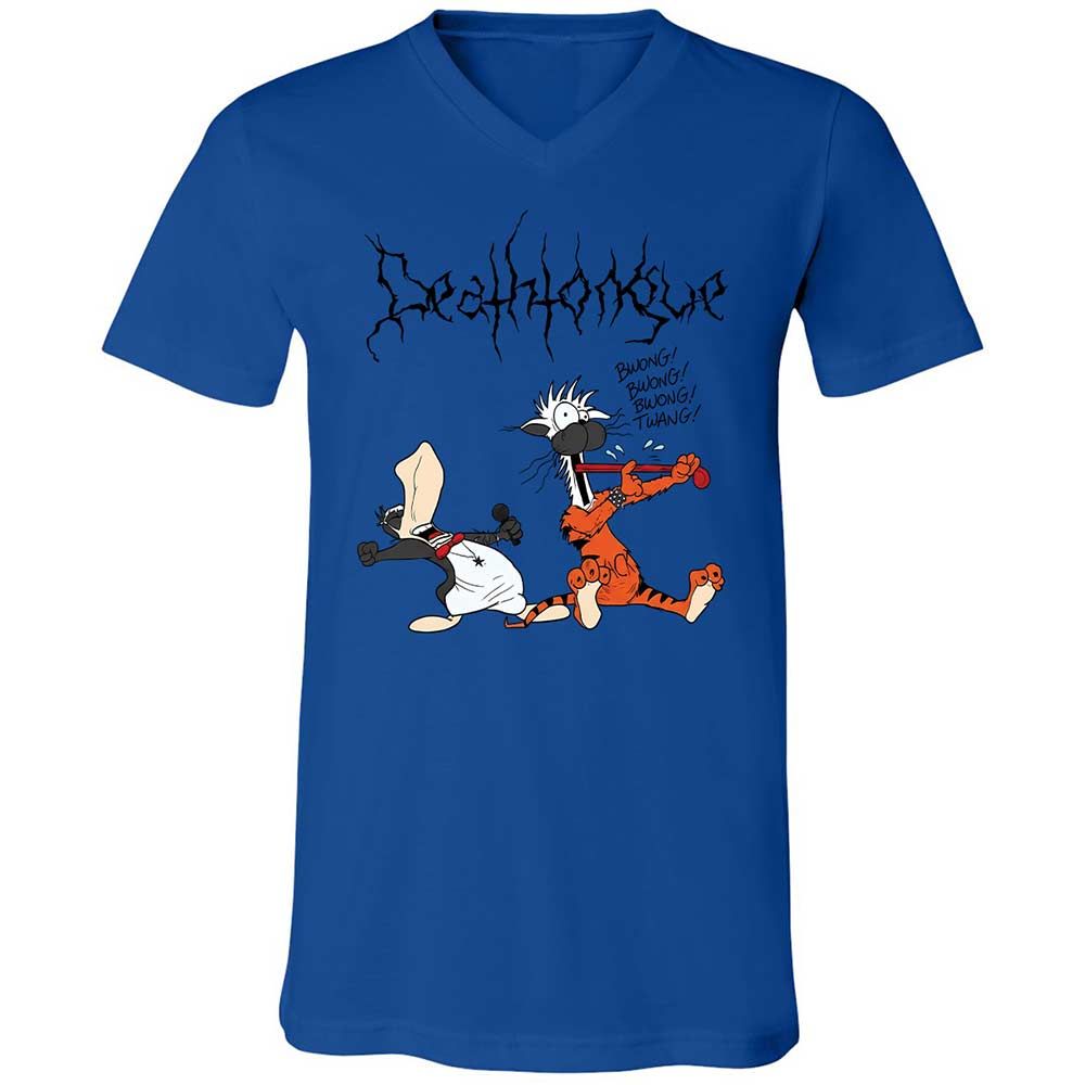 Unisex V-Neck T-Shirt - BV5STU4C - True Royal - 3