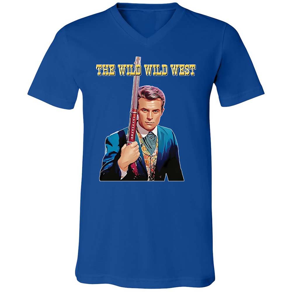 Unisex V-Neck T-Shirt - SCX542QR - True Royal - 3
