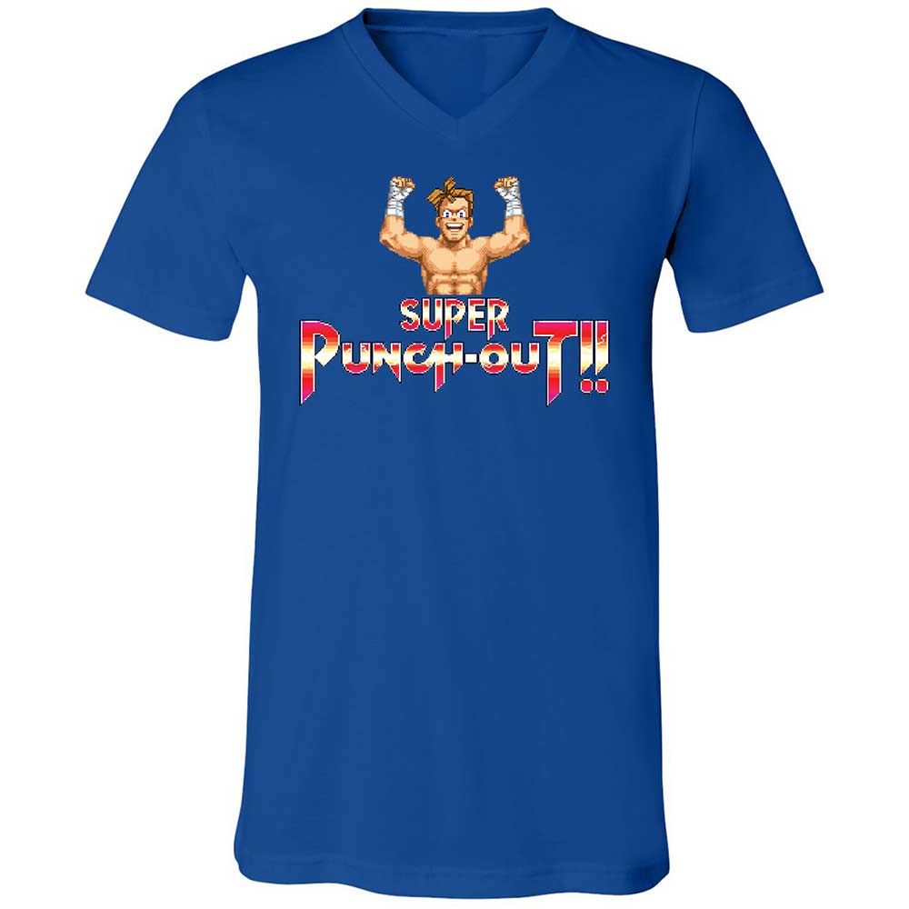 Unisex V-Neck T-Shirt - 2AM3EMLQ - True Royal - 3