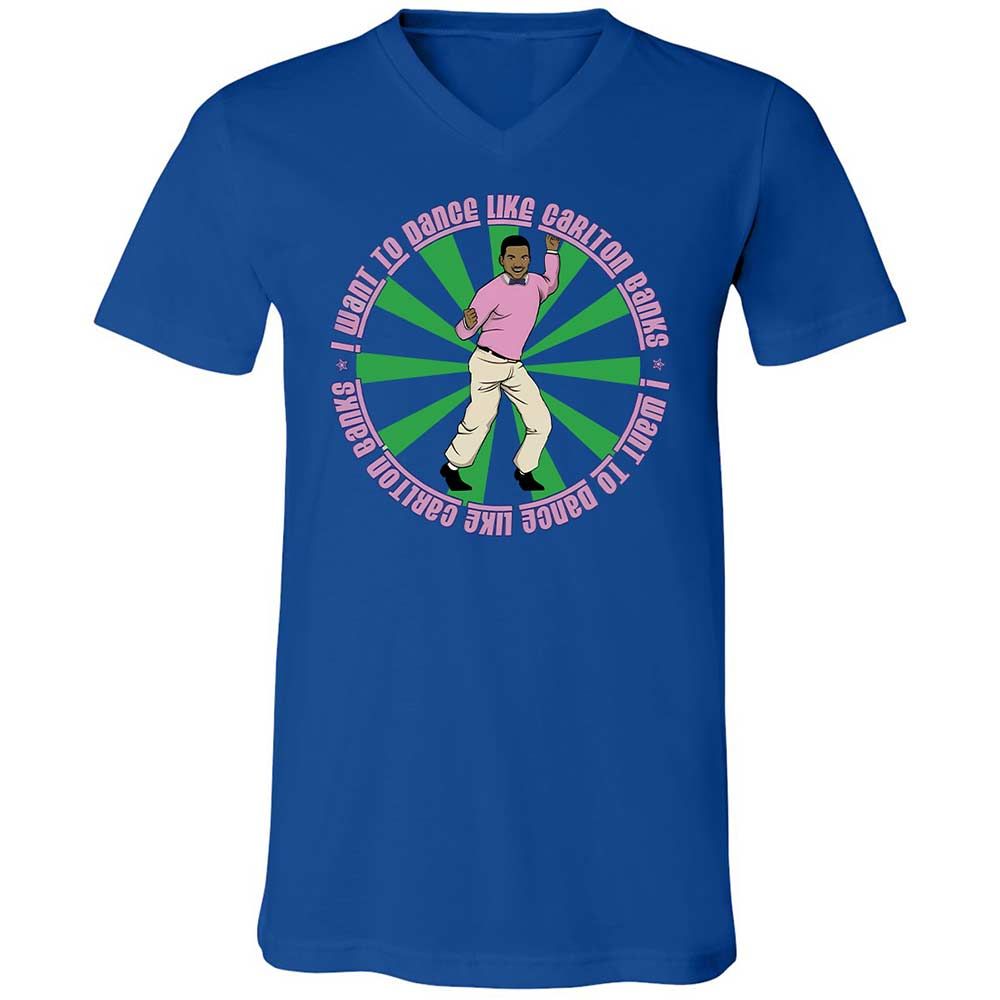 Unisex V-Neck T-Shirt - 6DALRHGL - True Royal - 3