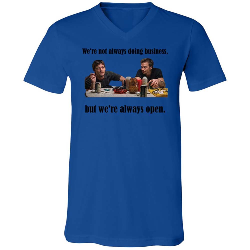 Unisex V-Neck T-Shirt - TV2ACB27 - True Royal - 3
