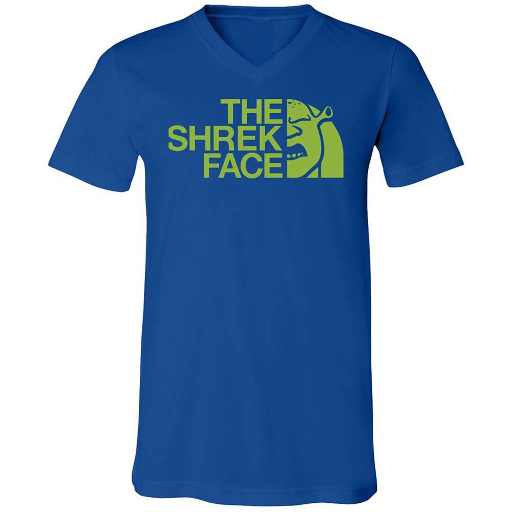 Unisex V-Neck T-Shirt - 4NDXKCHW - True Royal - 3