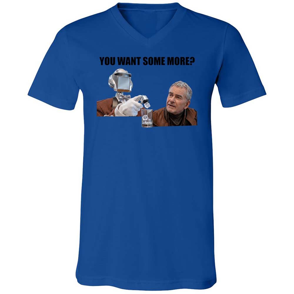 Unisex V-Neck T-Shirt - KMMLLSHX - True Royal - 3