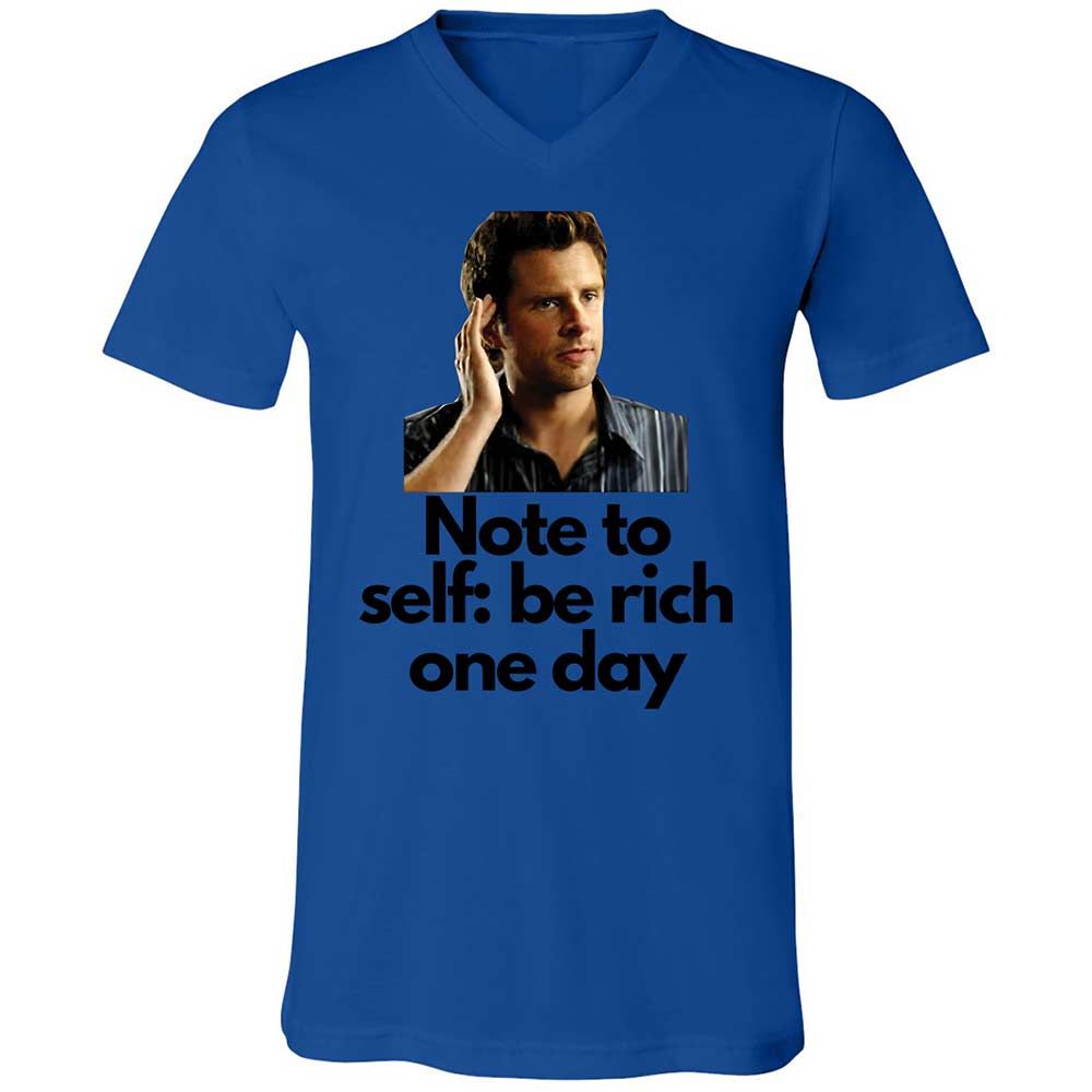 Unisex V-Neck T-Shirt - 772AERBD - True Royal - 3