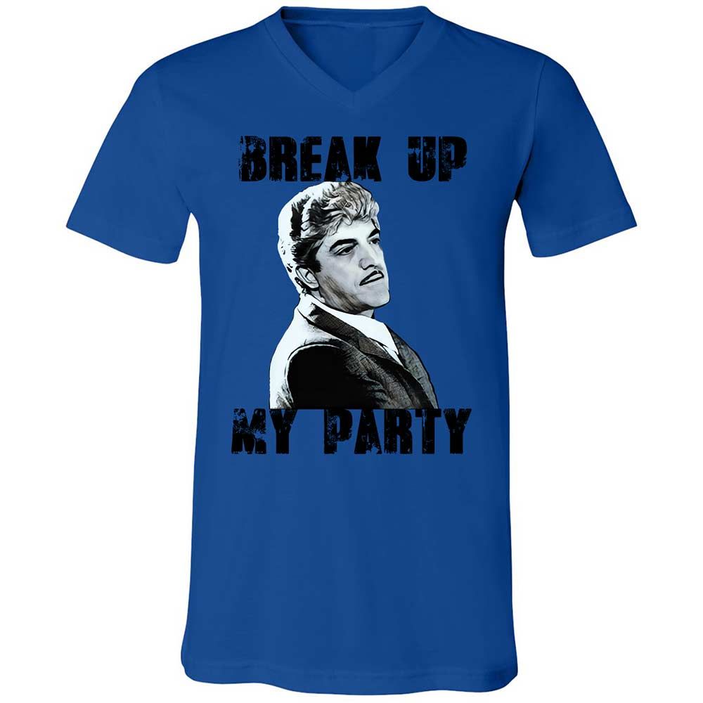 Unisex V-Neck T-Shirt - C1PTR55T - True Royal - 3