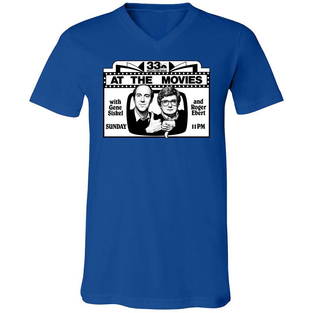 Unisex V-Neck T-Shirt - TPS6R4CH - True Royal - 3