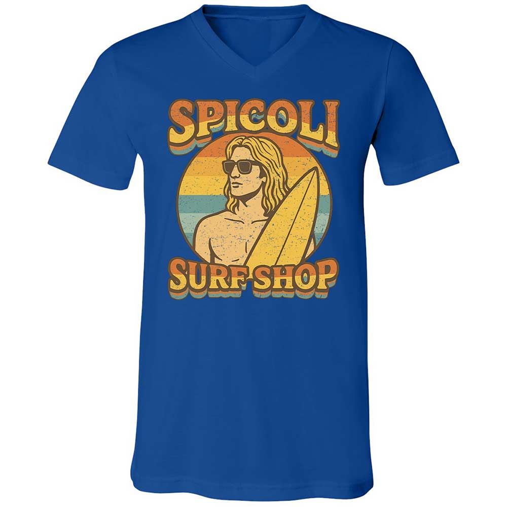 Unisex V-Neck T-Shirt - KFK3649N - True Royal - 3