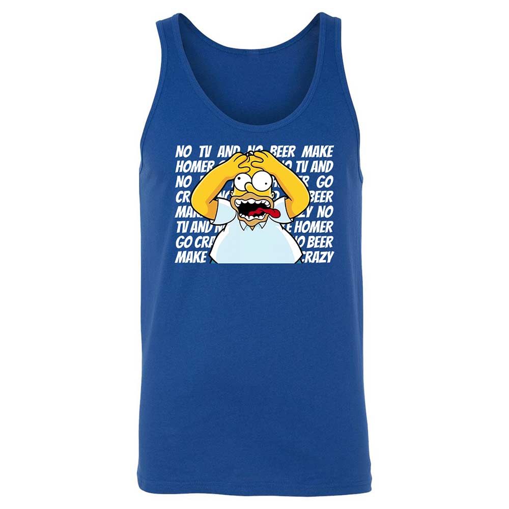 No TV and No Beer Make Homer Go Crazy - True Royal - 3