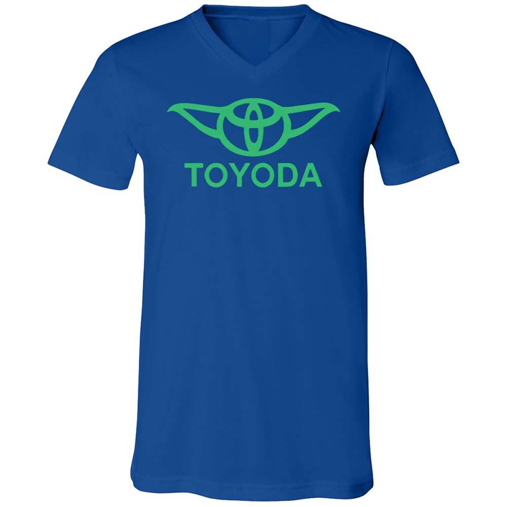 Unisex V-Neck T-Shirt - 5FQ7Y115 - True Royal - 3
