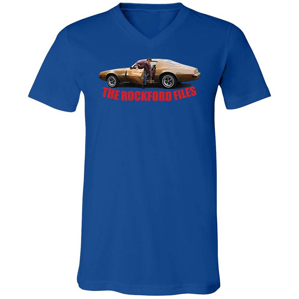 Unisex V-Neck T-Shirt - QSLY9VCD - True Royal - 3