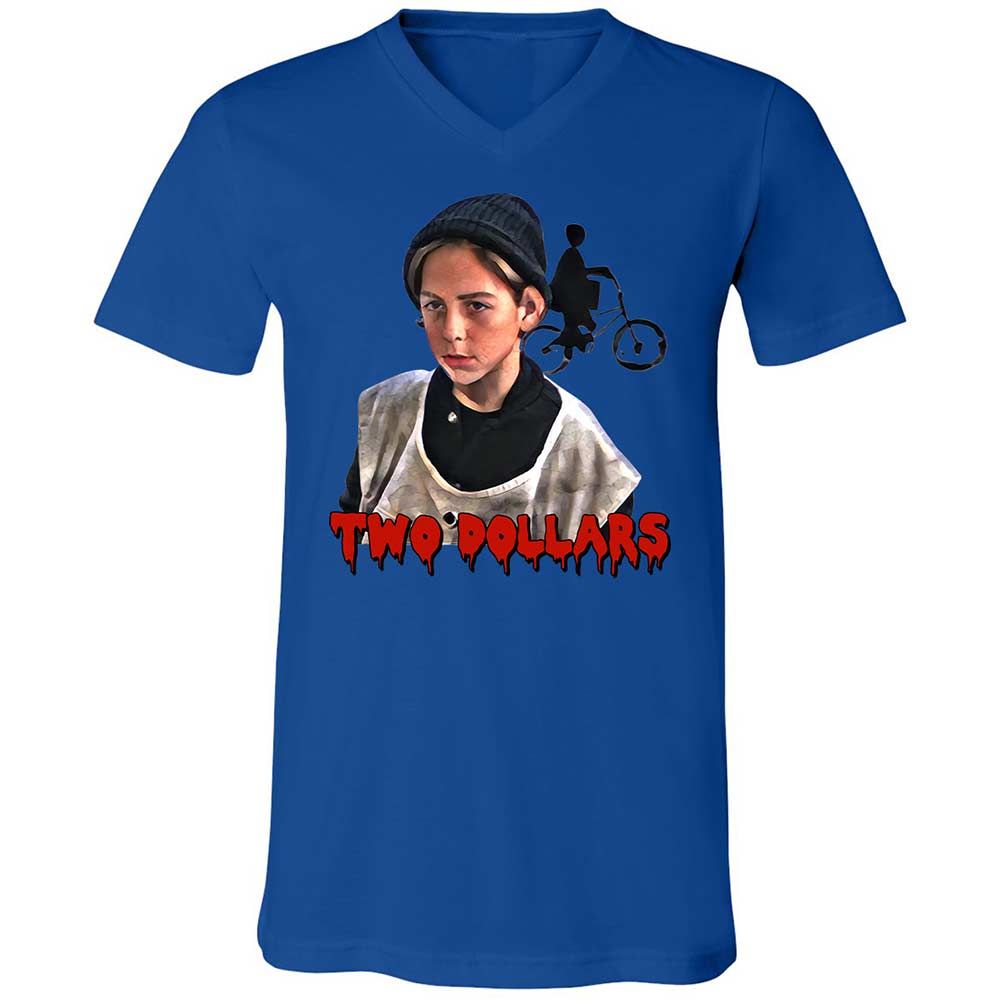 Unisex V-Neck T-Shirt - Z2UPECGS - True Royal - 3