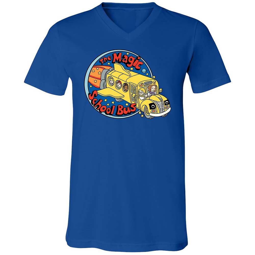 Unisex V-Neck T-Shirt - 7WT8Y391 - True Royal - 3