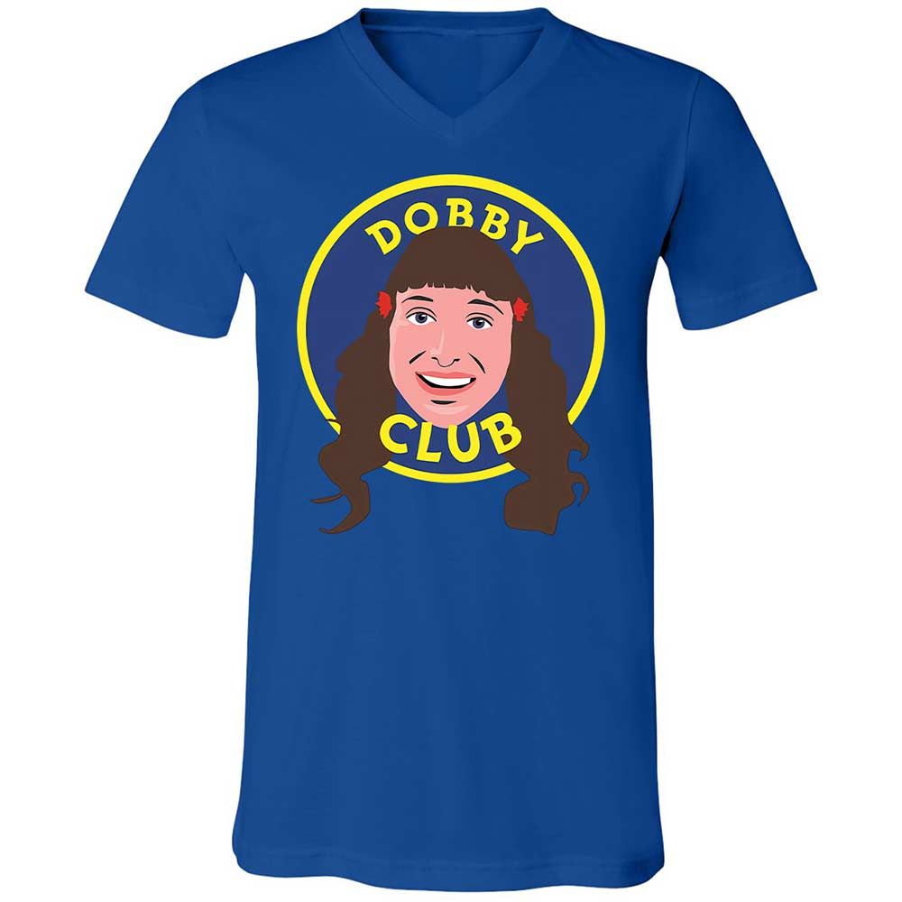 Unisex V-Neck T-Shirt - L171DS5Y - True Royal - 3